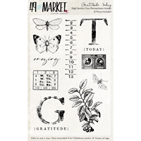 Picture of 49 And Market Clear Stamps - Gratitude Today, 10pcs