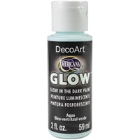 Εικόνα του DecoArt Americana Glow In The Dark Paint Φωσφοριζέ Ακρυλικό 59ml - Aqua