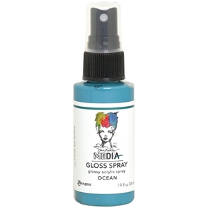 Picture of Dina Wakley Media Gloss Sprays Ακρυλικό Χρώμα σε Σπρέι, Φινίρισμα Γκλος - Ocean