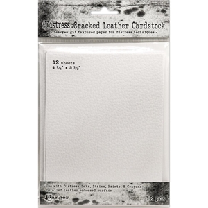 Picture of Tim Holtz Distress Φύλλα Cracked Leather Cardstock 4.25''x5.5''