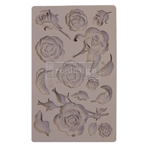 Picture of Prima Re-Design Decor Mould 5'' x 8'' - Fragrant Roses