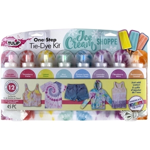 Picture of Tulip One-Step Tie Dye Kit - Σετ Βαφής για Ύφασμα  - Ice Cream Shoppe (45 τεμ/ 12 projects)
