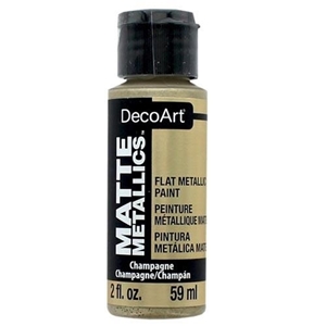 Picture of DecoArt Acrylic Matte Metallics Μεταλλικό Ακρυλικό Χρώμα Ματ Φινίρισμα - Champagne 