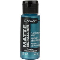 Εικόνα του DecoArt Acrylic Matte Metallics Μεταλλικό Ακρυλικό Χρώμα Ματ Φινίρισμα - Turquoise