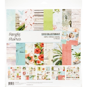 Picture of Simple Stories Collection Kit 12"X12" - Simple Vintage Coastal