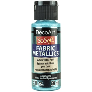 Picture of SoSoft Fabric Metallics Ακρυλικο Χρώμα για Ύφασμα 59ml - Aquamarine