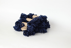 Picture of Shabby Crinkled Seam Binding Ribbon - Deep Blue