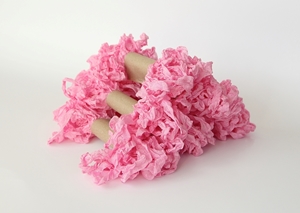 Picture of Shabby Crinkled Seam Binding Ribbon - Siam Pink