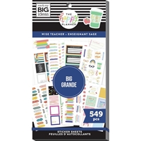 Εικόνα του Happy Planner Sticker Value Pack Μπλοκ Με Αυτοκόλλητα - Wise Teacher Big, 549τεμ.