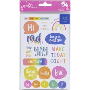 Picture of Pebbles Live Life Happy Sticker Book