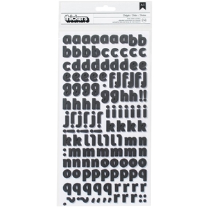 Picture of American Crafts Foam Alphabet Stickers - Delight Black