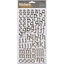 Picture of American Crafts Foil Alphabet Stickers - Sentiment Gold