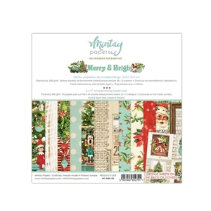 Picture of Mintay Papers Μπλοκ Scrapbooking 6''x6'' - Merry & Bright