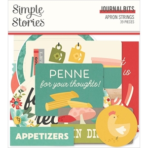 Picture of Simple Stories Apron Strings Bits & Pieces Die-Cuts - Journal