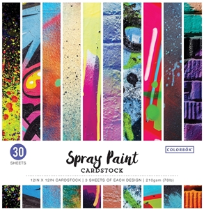 Picture of Colorbok Μπλοκ Scrapbooking 12"X12" - Spray Paint