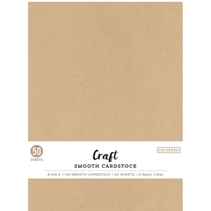 Picture of Colorbok Smooth Cardstock 8.5"X11" - Kraft