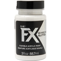 Εικόνα του Plaid Ακρυλικό Χρώμα FX Hi-Voltage Glitter Paint - Iridescent