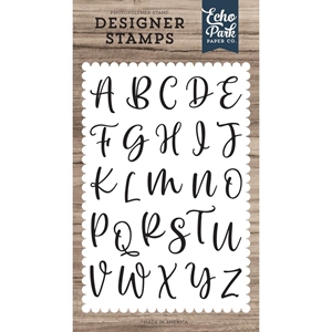 Picture of Echo Park Clear Stamp Set  Σετ Σφραγίδες Clear - Λατινικό Αλφάβητο, Kaitlin Uppercase Alpha