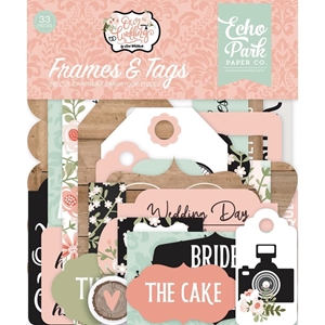 Picture of Echo Park Διακοσμητικά Die Cuts - Our Wedding, Frames & Tags