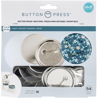 Picture of We R Memory Keepers Button Press Refill Pack - Large (58mm), 18 τεμ.