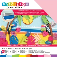 Εικόνα του American Crafts Precision Cardstock Pack 12"X12" - Χαρτόνι Μονόχρωμο Scrapbooking  Βασικά Χρώματα, 60τμχ