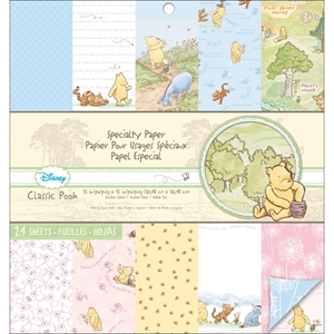 Picture of Disney Specialty Double-Sided Paper Pad 12"X12" - Classic Pooh
