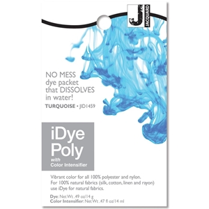 Picture of Βαφή για Συνθετικά Υφάσματα Jacquard iDye Poly Fabric Dye 14g - Turquoise
