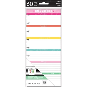Picture of Happy Planner Medium Half Sheet Fill Paper - Daily Schedule