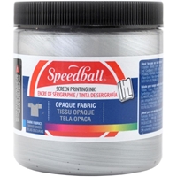 Εικόνα του Speedball Opaque Fabric Screen Printing Ink Μελάνι Μεταξοτυπίας 8oz - Silver