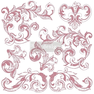 Picture of Prima Marketing Re-Design Decor Clear Cling Stamps 12"X12" - Elegant Scrolls