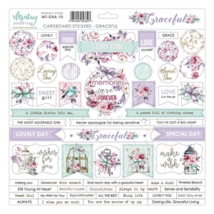 Picture of Mintay Papers Chipboard Stickers - Graceful