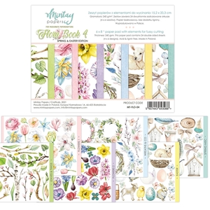 Picture of Mintay Papers Flora 4 Die-Cut Book - Μπλοκ Με Σχέδια Κοπής, Flora 4 Spring & Easter Edition