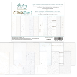 Picture of Mintay Papers Basic Book 1 - Backgrounds White