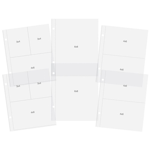 Picture of Simple Stories Sn@p! Pocket Pages Θήκες Φωτογραφιών Για Ντοσιέ 6'' x 8'' - Variety Pack