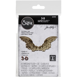 Picture of Sizzix 3D Impresslits Cut & Emboss By Tim Holtz - Winged