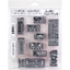Picture of Stampers Anonymous Tim Holtz Cling Stamps 7"X8" - Ticket Booth, 10pcs