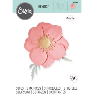 Picture of Sizzix Thinlits Die By Olivia Rose - Icelandic Poppy
