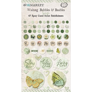 Picture of 49 And Market Epoxy Coated Wishing Bubbles & Baubles - Sage