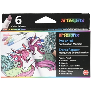 Picture of Artesprix Iron-On-Ink Sublimation Μαρκαδόροι - Pastels