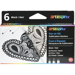 Picture of Artesprix Iron-On-Ink Sublimation Μαρκαδόροι - Black