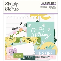 Εικόνα του Simple Stories Bunnies & Blooms Bits & Pieces Die-Cuts - Journal