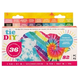 Picture of American Crafts Medium Tie Dye Kit 18 Colors - Distressed, 36 Projects