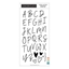 Picture of Concord & 9th Clear Stamps 4"X8" - Lovely Letters Uppercase