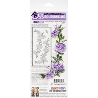 Picture of Art Impressions Bible Journaling Clear Stamps - Hydrangea Border set , 3pcs