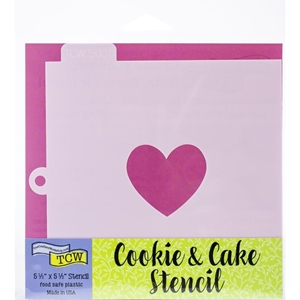 Picture of Crafter's Workshop Cookie & Cake Στένσιλ 5.5"X5.5" -  Heart