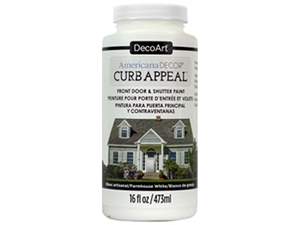 Picture of DecoArt Americana Curb Appeal Paint 16oz - Farmhouse White