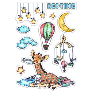 Picture of Ciao Bella Stamping Art Διάφανες Σφραγίδες 4'' x 6'' - Bedtime, 10τεμ.