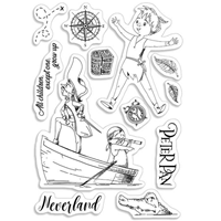 Picture of Ciao Bella Stamping Art Clear Stamps 4'' x 6'' - Peter Pan, 12pcs