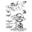 Picture of Ciao Bella Stamping Art Clear Stamps 4'' x 6'' - Moonlight, 7pcs