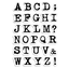Εικόνα του Ciao Bella Stamping Art Διάφανες Σφραγίδες 4" X 6" - Remintgon Uppercase Alphabet, 30τεμ.
